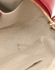 Pebbled Calfskin Small Soho Disco Bag Tabasco Red