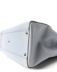 Vitello Morgan Shiny Nappa Medium Peekaboo Iconic Satchel Polvere Sunflower