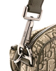 Oblique Saddle Triple Pouch Green