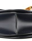 Box Calfskin Medium Classic Box Flap Bag Navy