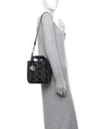 Tweed Cannage Small Vertical Toujours Black