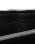 Calfskin Besace Clea Chain Triomphe Black