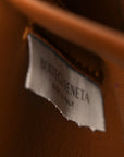 Suede Intrecciato Bang Bang Vanity Case Amber