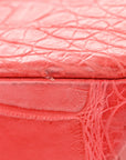 Alligator Jumbo Double Flap Red