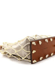 Canvas Calfskin Le Petit Filet Pralu Natural