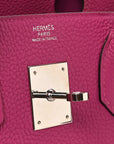 Togo Birkin 30 Rose Pourpre