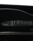 Shiny Calfskin Medium Triomphe Black