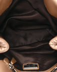 Metallic Nappa Matelasse Top Handle Satchel Cammeo