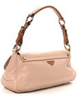 Vitello Daino Shoulder Bag Sabbia