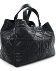 Calfskin Macrocannage Large Toujours Black