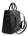 Lambskin Cannage Large Lady D1OR Black