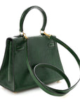 Lizard Mini Kelly Sellier 20 Vert Moyen