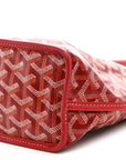 Goyardine Reversible Mini Anjou Red