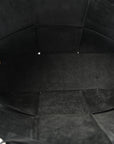 Grained Calfskin Maxi Intrecciato Arco Black