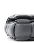 Nappa Maxi Intreccio Padded Cassette Crossbody Bag Thunder