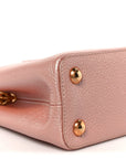 Metallic Taurillon Capucines BB Pearly Pink
