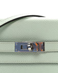 Epsom Kelly Wallet To Go Vert Peppermint