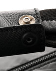 Tessuto Nylon Saffiano Carry On Travel Bag Black