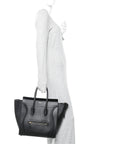 Smooth Calfskin Mini Luggage Black