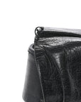 Paper Calfskin Intrecciato Stretch Cassette Black