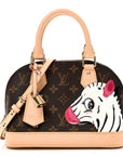 LV X Sun Yitian Monogram Zebra Alma BB
