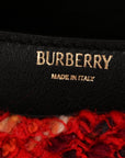 Tweed Check Medium Rocking Horse Crossbody Red Black