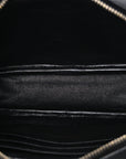 Grain De Poudre Matelasse Monogram Mini Lou Camera Bag Black