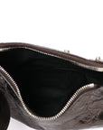 Metallic Agneau Arena Le Cagole Shoulder Bag XS Dark Bronze