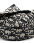 Oblique Mens Saddle Bag Blue