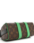 Monogram Macassar Keepall Bandouliere 25 Minty Green