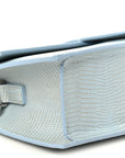 Calfskin Lizard Embossed Le Grand Bambino Light Blue