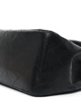 Lambskin Quilted Jumbo Double Flap So Black