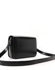Shiny Calfskin Medium Triomphe Black