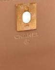 Calfskin Quilted Perfect Fit Wallet On Chain WOC Beige