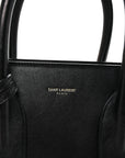 Calfskin Small Sac De Jour Black
