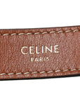Triomphe Canvas Calfskin Ava Shoulder Bag Tan