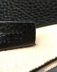 Pebbled Calfskin Small Dionysus Shoulder Bag Black