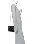 Lambskin Cannage Mini Lady D1OR Black