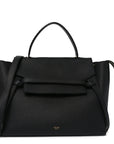 Grained Calfskin Mini Belt Bag Black