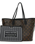 Monogram Calfskin Neo Neverfull Inside Out MM Black
