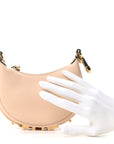 Vitello Grace Matte Nano FNDIgraphy Hobo Charm Light Rose