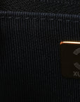 Lambskin Quilted Lion Motif Wallet On Chain WOC Black