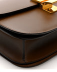 Box Calfskin Medium Classic Box Flap Bag Camel