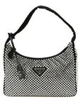 Satin Crystal Mini Re-Edition 2000 Bag Cristal