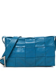 Paper Calfskin Maxi Intreccio Cassette Crossbody Bag Blaster