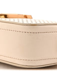 Perforated Calfskin Small Snapshot Camera Bag Tapioca