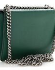 Calfskin Mini Dionysus Shoulder Bag Emerald
