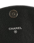 Caviar Half Moon Wallet On Chain WOC Black