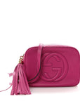 Cellarius Calfskin Small Soho Disco Bag Bright Bouganville