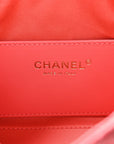 Caviar Quilted Mini CHNL 25 Handbag Coral